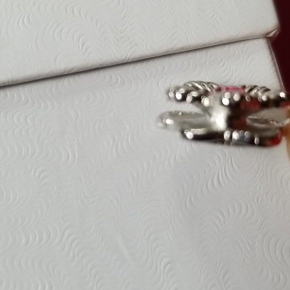 Sophia Fiori pink flower pendant charm - Picture 3 of 4